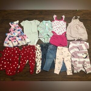 6-9m Baby Girl Clothing Bundle